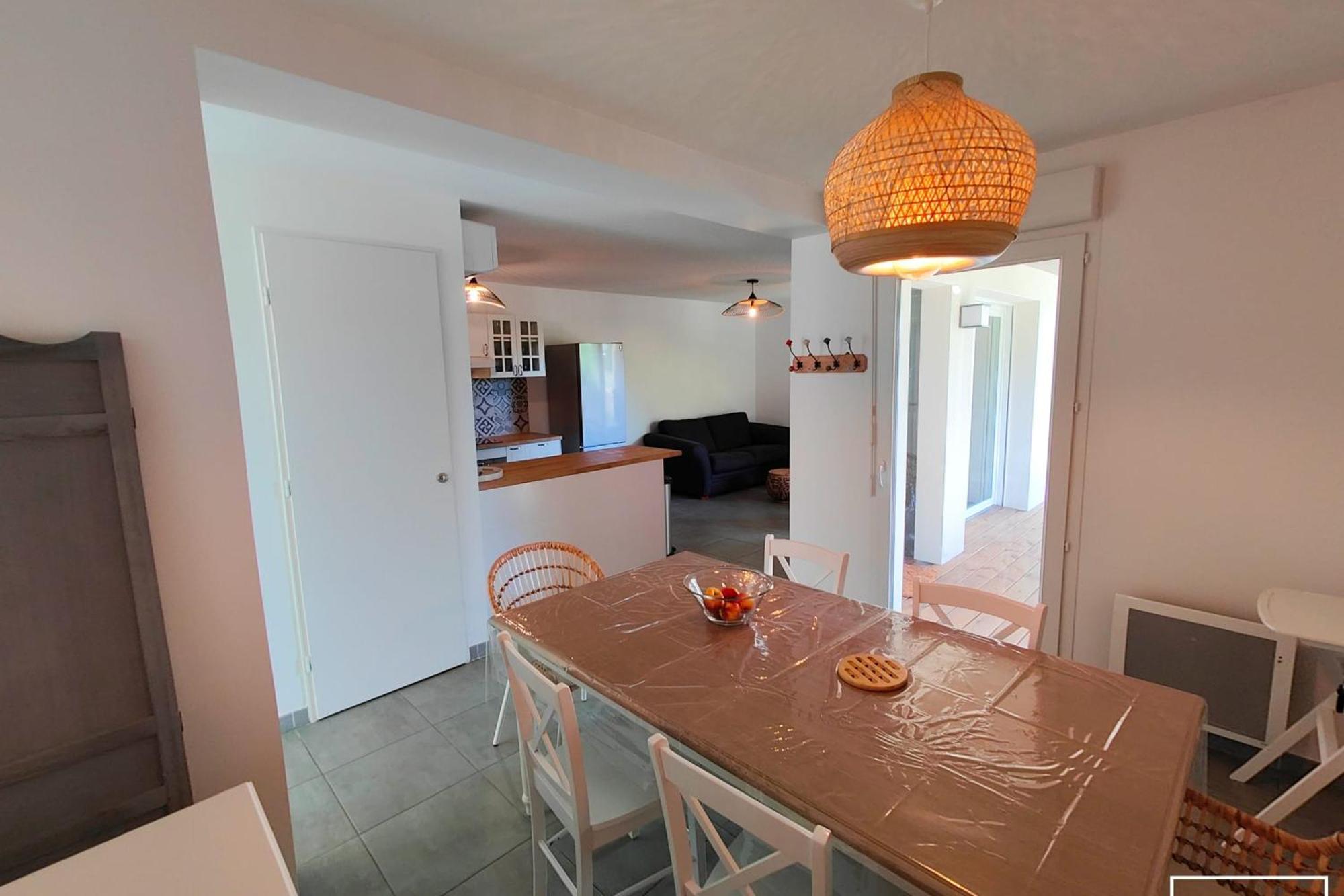 Superbe T3 Climatise Avec Wifi A 400M De La Plage Vias Exterior foto